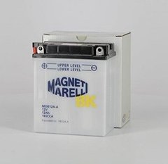 MOB12A-A / SM - MAGNETI MARELLI - 12AH / 165A 12V L + Мото акумуляторна батарея