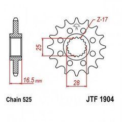 JT JTF1904.16 - Зірка передня