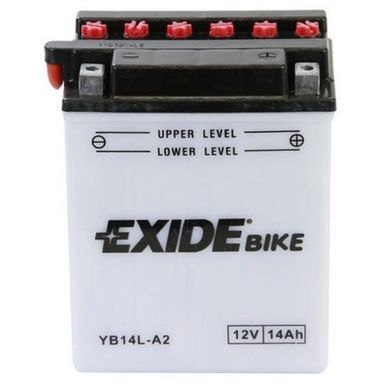 EXIDE EB14L-A2 / YB14L-A2 Мото аккумулятор 14 А/ч, 145 А, (-/+), 134x89x166 мм