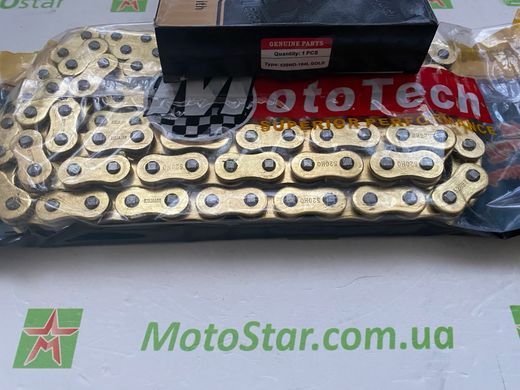 Цепь MotoTech PREMIUM 520HO-104L (O-ring cальники)