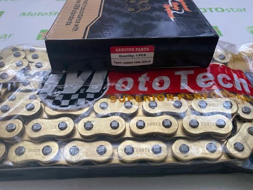 Цепь MotoTech PREMIUM 520HO-104L (O-ring cальники)