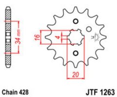 JT JTF1263.15 - Зірка передня