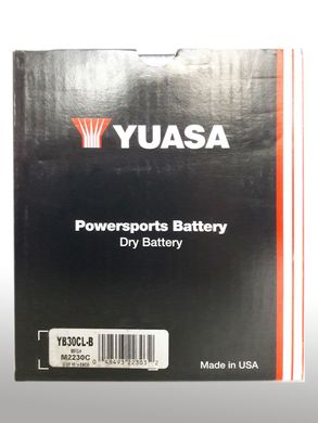 YUASA YB30CL-B Акумулятор 30 А/ч, 300 А, (-/+), 168x132x192 мм