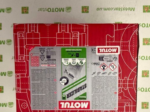 Присадка в топливо, что увеличивает срок годности бензина до 24 мес.. MOTUL 843802/STABILIZER (250ML)/108559, 250 мл