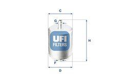 UFI 31.760.00 - Фильтр топливный BMW / Ducati (MANN MWK 44)