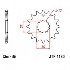 JT JTF1180.17 - Звезда передняя