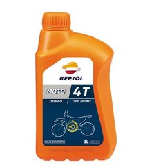 Масло моторное 4Т Repsol MOTO OFF ROAD 4T 10W40, 1л (RP162N51)