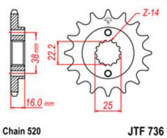 JT JTF736.14 - Звезда передняя
