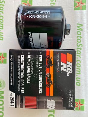 Масляный фильтр KN-204 ARCTIC CAT ARCTIC CAT; HONDA CB, CBF, CBR, CRF, CTX, FJS, FSC, GL, NC, NRX, NS, NSA, NSS, NT, RVT, SH, ST, TRX, VFR 250-2300 1984-2018 (HF204)