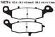EBC FA229 - Тормозные колодки ORGANIC KAWASAKI ER5 01-06, ER6 06-16, VERSYS 650 07-09, KLR 650 95-04, Z 750 04-06, ZR7 99-04, VN 800 96-03, VN 900 06-17, GPZ / ZR 1100 96-98, VN 1500 96-03, VN 1600 03-08, VN 1700 09-17