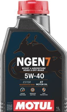 Масло для 4-х тактных двигателей синтетическое.MOTUL 839501/NGEN 7 SAE 5W40 4T (1л)/111826