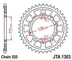 JT JTA1303.47 - Звезда задняя легкосплавная