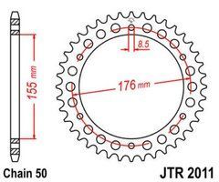 JT JTR2011.43 - Звезда задняя