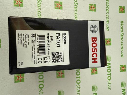Акумулятор BOSCH 0 986 FA1 010 (YTX7L-BS) AGM 6Ah 100А, Factory Activated, 113х70х130 мм