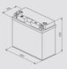 Аккумулятор BOSCH  0 986 FA1 100 (YT12B-BS) AGM 10Ah 165А, 150x70x130 мм