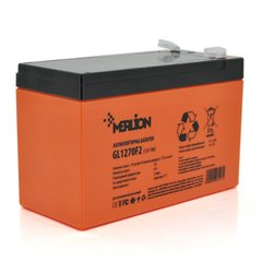 Аккумуляторная батарея MERLION GL1270F2 12 V 7Ah ( 150 x 65 x 95 (100) Orange Q10