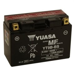 YUASA YT9B-BS Акумулятор 8 А/ч, 120 А, (+/-), 150х70х105 мм