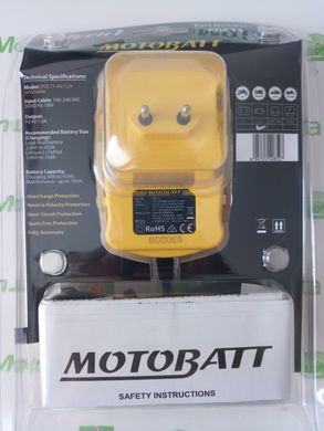 MB PDCT1 - Зарядний пристрій Motobatt Tech1 6V / 12V Lead Lithium 1.0 Amp