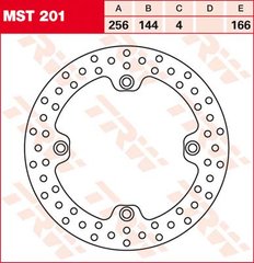 LUCAS MST201 - Тормозной диск