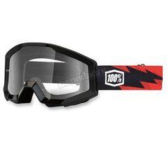 Кросові окуляри 100% Black Strata Slash Goggles - 50400-076-02