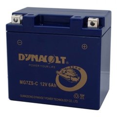 Dynavolt MG7ZS-С Мото аккумулятор 6 Ah, 120 А, (-/+), 114х71х106 мм, (YTZ7S)