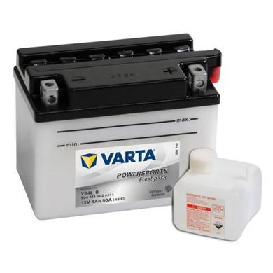 VARTA YB4L-B 504011002 Мото аккумулятор 4 А/ч, 50 А, (-/+), 121х71х93 мм