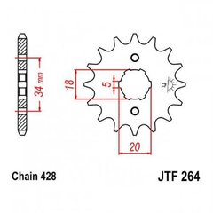 JT JTF264.15 - Звезда передняя