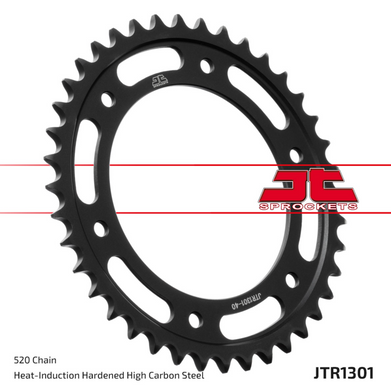 Зірка задня JT JTR1301.40 &mdash; 40 зубці, ланцюг 520, Honda CRF300 L/LA / Rally '21-26