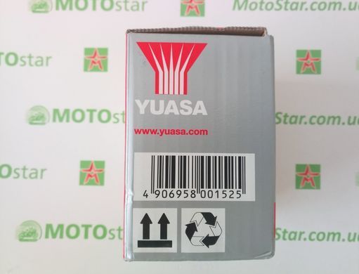 YUASA YTZ7S Мото аккумулятор 6,3 А/ч, 130 А, (-/+), 113х70х105 мм