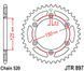 JTR897,45 Звезда задняя HUSABERG FC, FE, FS, FX, TE; HUSQVARNA FC, FE, FS, SVARTPILEN, TC, TE, TX, FX; KTM ADVENTURE, DUKE, EGS 125-790 1990-2020