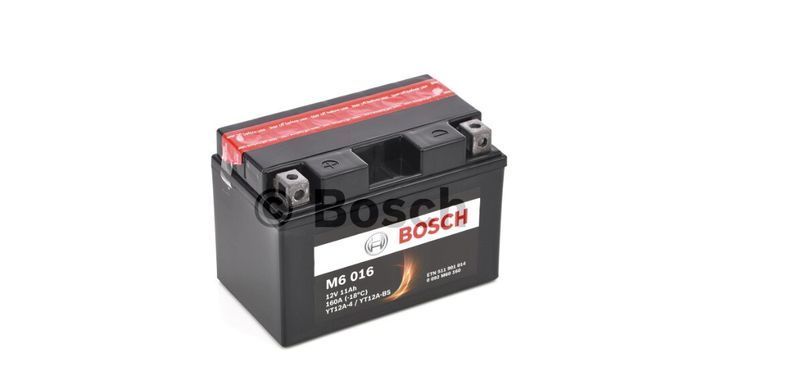 BOSCH 0092M60160 (YT12A-4; YT12A-BS) M6 AGM, 12V 11AH 160A