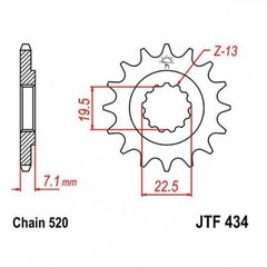 JT JTF434.15 - Зірка передня