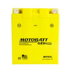 Гелевый акумулятор Motobatt MTX7L 7 Аh, 105 A, (-/+), 114x70x129 мм (YTX7L-BS)