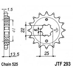 JT JTF293.14 - Зірка передня