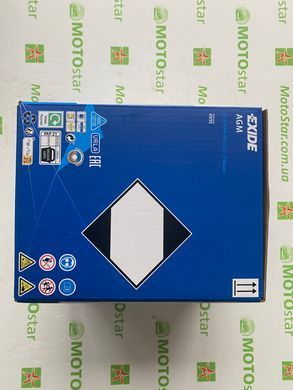 EXIDE ETX14AH-BS / YTX14AH-BS Аккумулятор 12 А/ч, 210 А, (+/-), 134х89х166 мм
