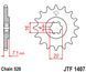JTF1407,10 Звезда передняя KAWASAKI KFX, KSF; SUZUKI LT 80 1989-2006