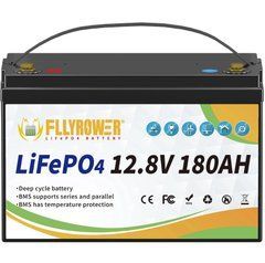 Акумулятор FLLYROWER LiFePO4 12V/180AH, 2304W*h (літій-залізо-фосфатний акумулятор для ДБЖ (UPS))