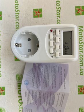Розумна розетка з таймером на тиждень 220V 10А 2300W
