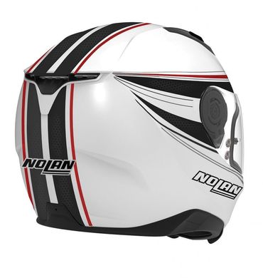 Шлем Nolan N87 RAPID N-COM, M, White-Black-Red
