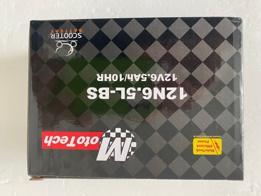 Аккумулятор Kovi Max 300, 250 GNS 300, Shineray XY250GY-6C, X-Road, Exdrive ProFactory 300, MOTOTECH 12N6.5L-BS MF Gel 12V, 6,5 А/ч, 137х65х100 мм