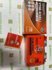 Аккумулятор Outdo YT9B-4 GEL 8Аh/10HR, СА* 185А, (+/-), 150х70х105 мм YT9B-BS