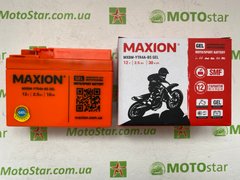 YTR4A-BS MAXION GEL Мото акумулятор, 12V, 2,3Ah, 113x48x85 мм