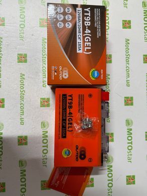 Аккумулятор Outdo YT9B-4 GEL 8Аh/10HR, СА* 185А, (+/-), 150х70х105 мм YT9B-BS