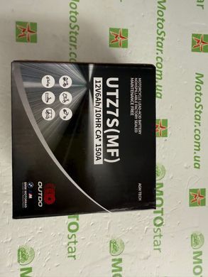 OUTDO YTZ7S Акумулятор 12V 6Аh/10Ah CA 150A, гелевый, 114x69x106 мм, чорний