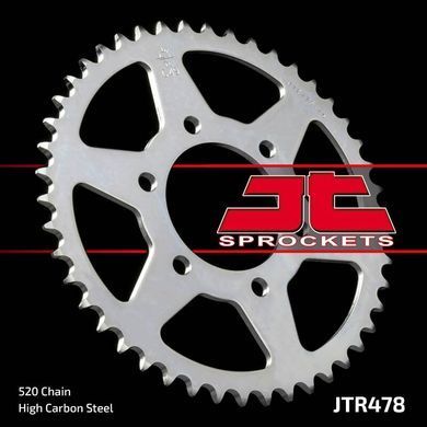 JT JTR478.43 KAWASAKI EN, ER-6F, ER-6N, EX, KLE, Z, ZR, ZX-6R, ZX-6RR, ZXR 400-800 1988-2020