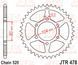 JT JTR478.43 KAWASAKI EN, ER-6F, ER-6N, EX, KLE, Z, ZR, ZX-6R, ZX-6RR, ZXR 400-800 1988-2020