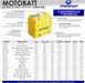 Гелевый аккумулятор Motobatt MTX7DL GEL, 7Аh, 110 A, (-/+), 149x60x129 мм, вага 2,44кг (12N7B-3A)