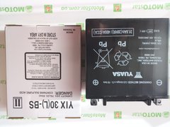 YUASA YIX30L-BS Мото аккумулятор 30 А/ч, 385 А, (-/+), 166х126х175 мм