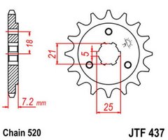 JT JTF437.16 - Зірка передня
