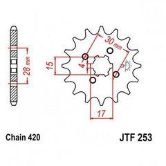 JT JTF253.15 - Звезда передняя